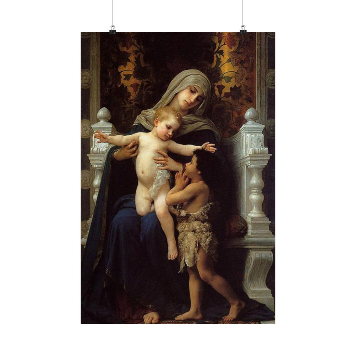 La Vierge, et  Matte Vertical Poster, Historical Art Print, French History Decor, Wall Art for Home or Office, Joan of Arc Wall Hanging,