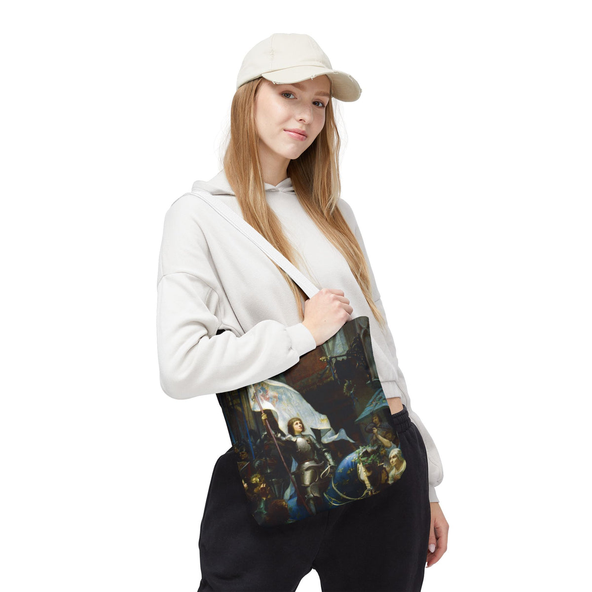 St. Joan of Arc Catholic Art Tote Bag