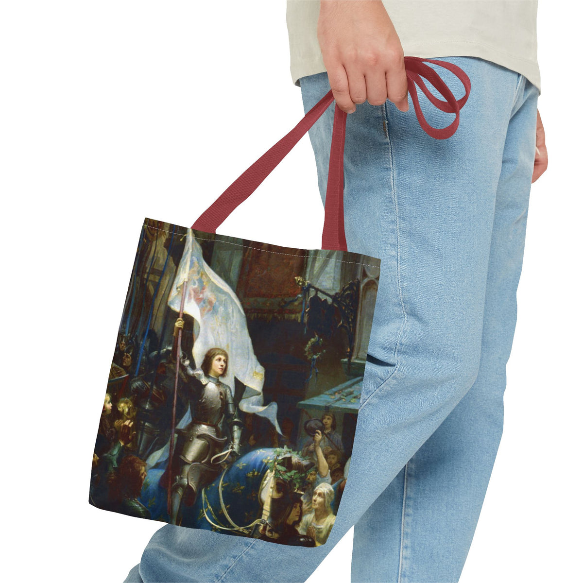 St. Joan of Arc Catholic Art Tote Bag
