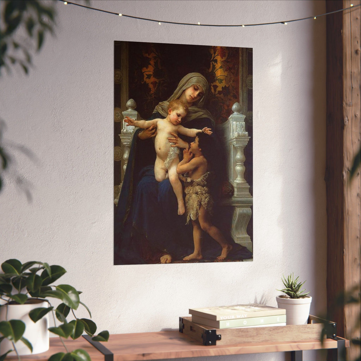 La Vierge, et  Matte Vertical Poster, Historical Art Print, French History Decor, Wall Art for Home or Office, Joan of Arc Wall Hanging,