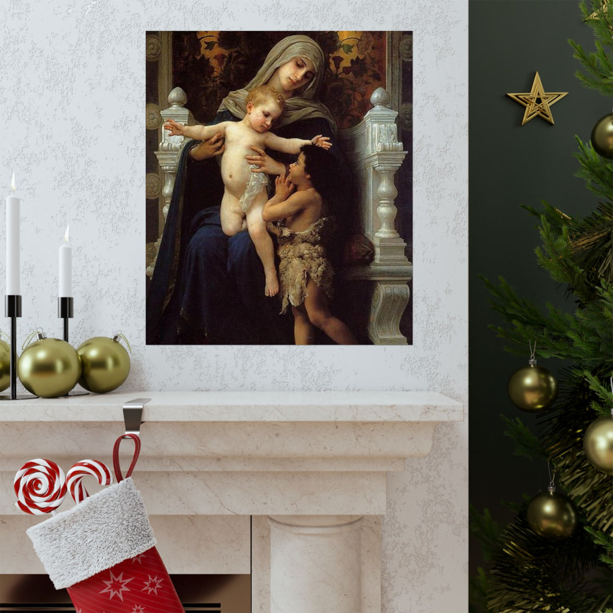 La Vierge, et  Matte Vertical Poster, Historical Art Print, French History Decor, Wall Art for Home or Office, Joan of Arc Wall Hanging,