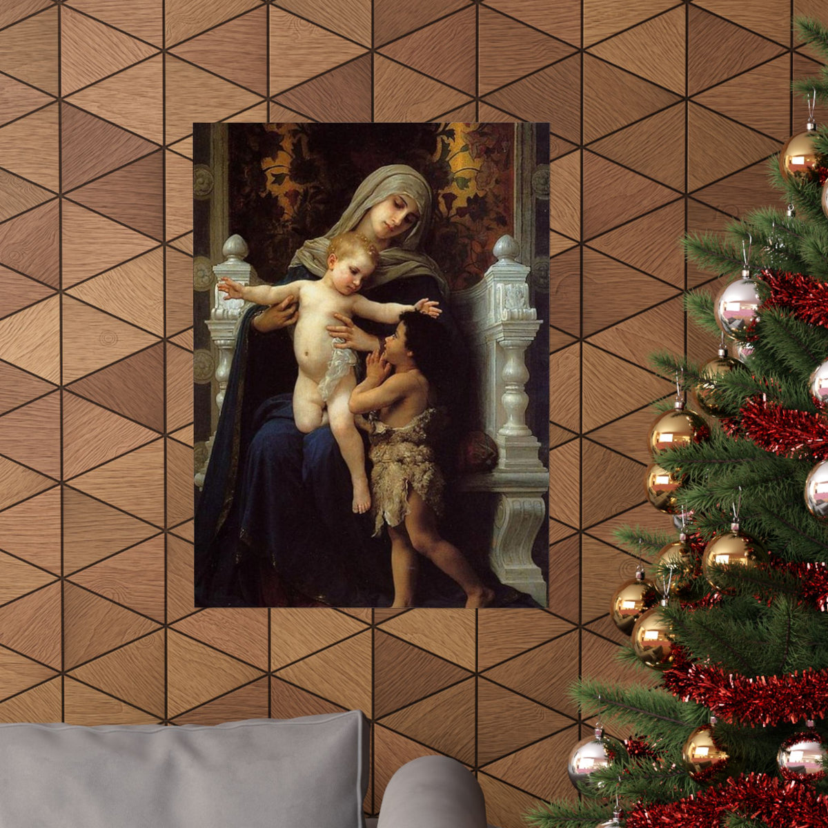 La Vierge, et  Matte Vertical Poster, Historical Art Print, French History Decor, Wall Art for Home or Office, Joan of Arc Wall Hanging,