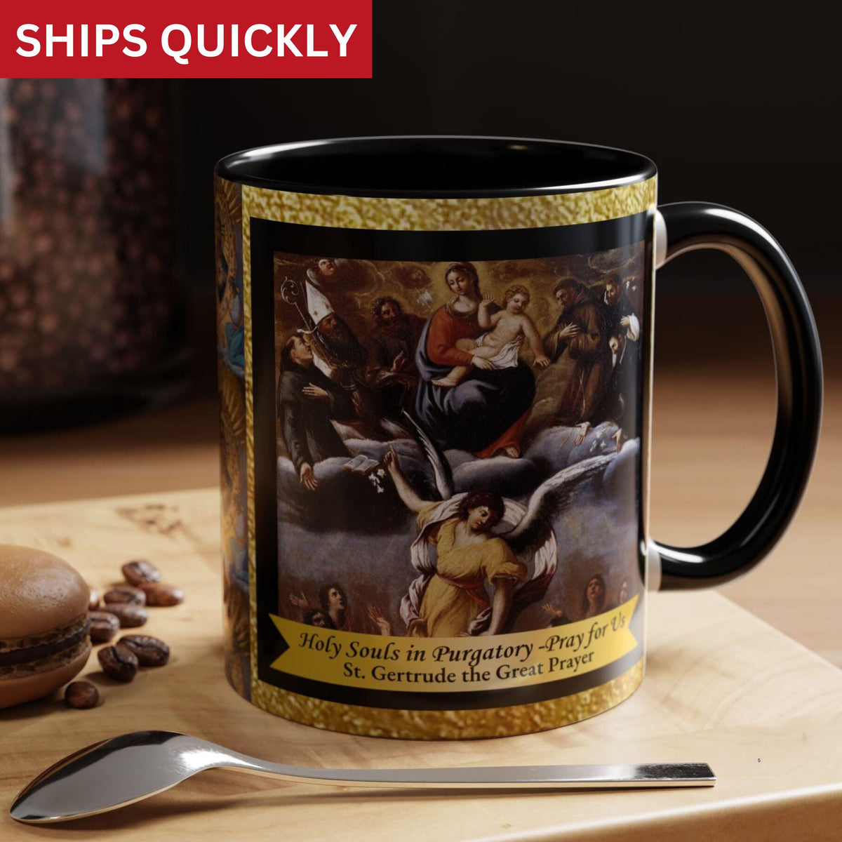 St. Gertrude Holy Souls Mug | Catholic Prayer Gift